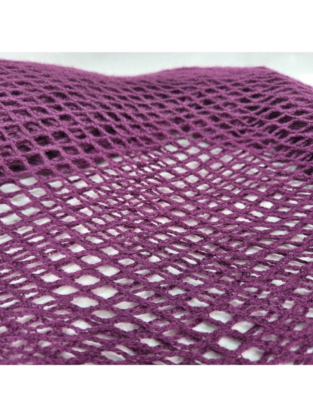 Soft Purple Knit Infinity Scarf Lightweight Crochet-Style Loop Mix & Match 3/$15 - Picture 7 of 7
